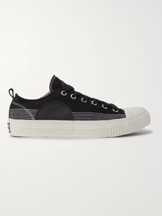 MCQ BY ALEXANDER MCQUEEN Leather-Panelled Canvas Sneakers