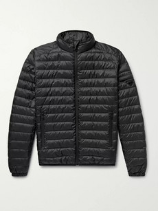 Prada Quilted Shell Down Jacket In Black