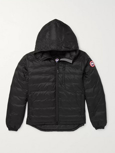 CANADA GOOSE LODGE PACKABLE QUILTED RIPSTOP SHELL HOODED DOWN JACKET