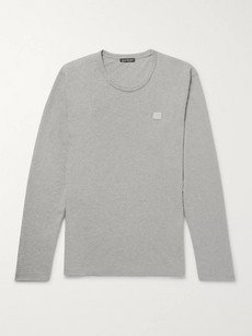 Acne Studios Nash Mélange Cotton-jersey T-shirt | ModeSens