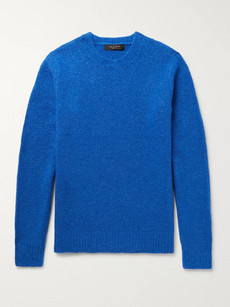 Rag & Bone Charles Merino Wool-blend Sweater In Cobalt Blue | ModeSens