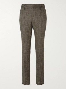 Stella Mccartney Brown Slim-fit Herringbone Wool-blend Tweed Suit ...