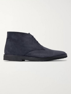 Connolly Suede Desert Boots In Navy