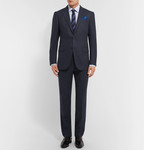 Ermenegildo Zegna Blue Slim-Fit Milano Wool and Cashmere-Blend Suit