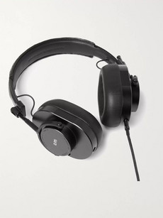Master & Dynamic Leica Mh40-95 Aluminium And Leather Over-ear Headphones In Black
