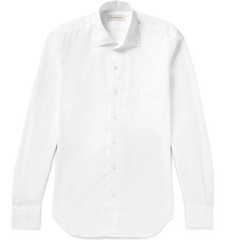 P.johnson Cotton-piqué Shirt - White