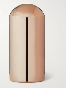 Tom Dixon Brew Copper-plated Coffee Caddy In Gold