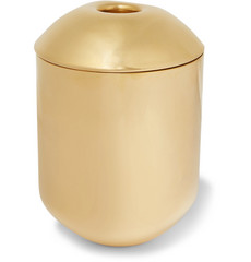 Tom Dixon Form Brass Tea Caddy In Gold