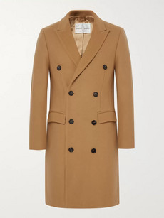 SALLE PRIVÉE IVES DOUBLE-BREASTED WOOL-BLEND OVERCOAT