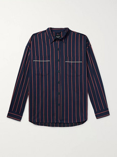 FEAR OF GOD OVERSIZED STRIPED COTTON-TWILL SHIRT