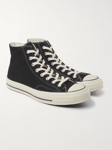 CONVERSE 1970S CHUCK TAYLOR ALL STAR SUEDE HIGH-TOP SNEAKERS, BLACK ...