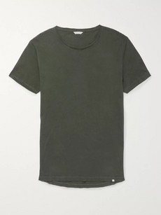 Orlebar Brown Ob-t Slim-fit Cotton-jersey T-shirt In Forest Green