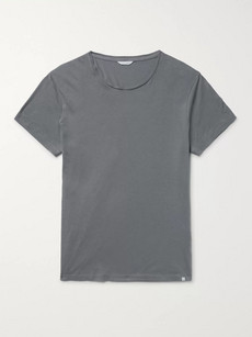 Orlebar Brown Ob-t Slim-fit Cotton-jersey T-shirt In Anthracite