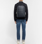 Hugo Boss Timeless Textured-Leather Backpack