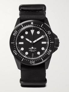 Unimatic Modello Uno U1-dn Automatic Dlc-coated Stainless Steel And ...