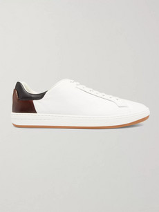 BERLUTI OUTLINE LEATHER SNEAKERS