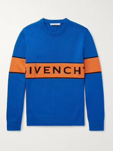 GIVENCHY INTARSIA WOOL SWEATER