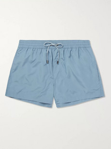 Dolce & Gabbana Short-length Swim Shorts In Light Blue