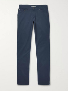 Etro Slim-fit Washed Stretch-cotton Jeans - Blue
