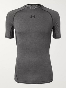 Under Armour Heatgear Compression T-shirt In Gray