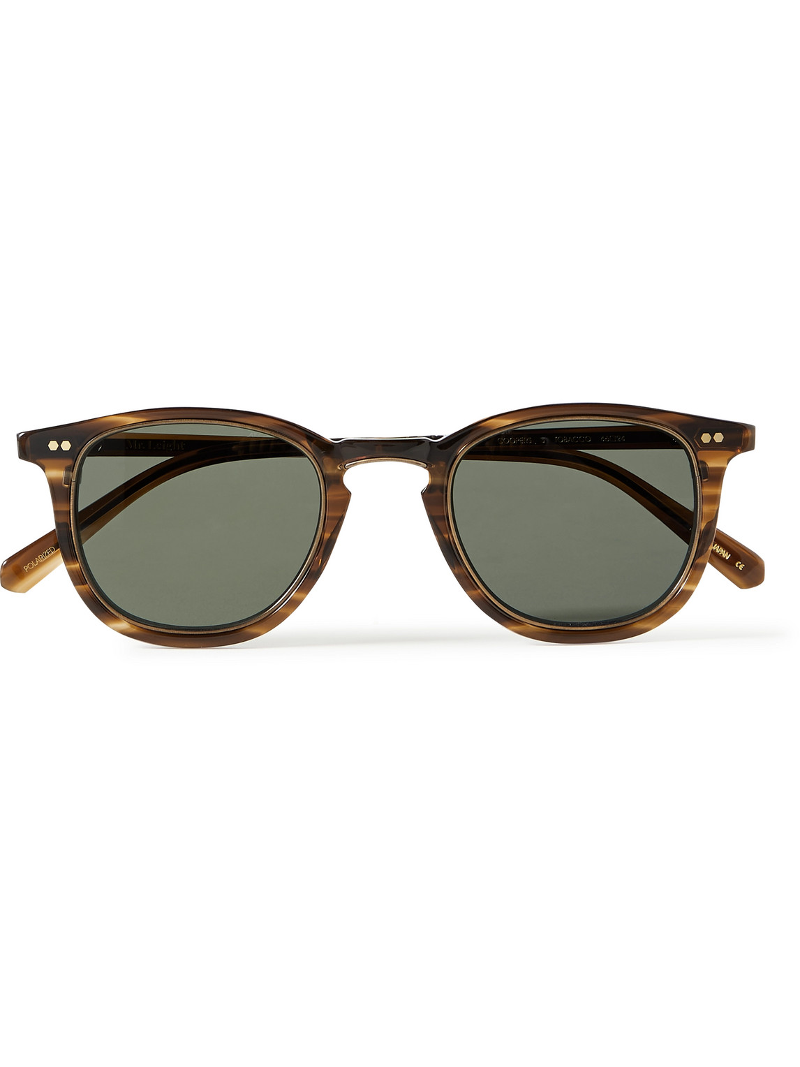 Mr Leight Cooper S Round-frame Acetate Sunglasses In Tortoiseshell