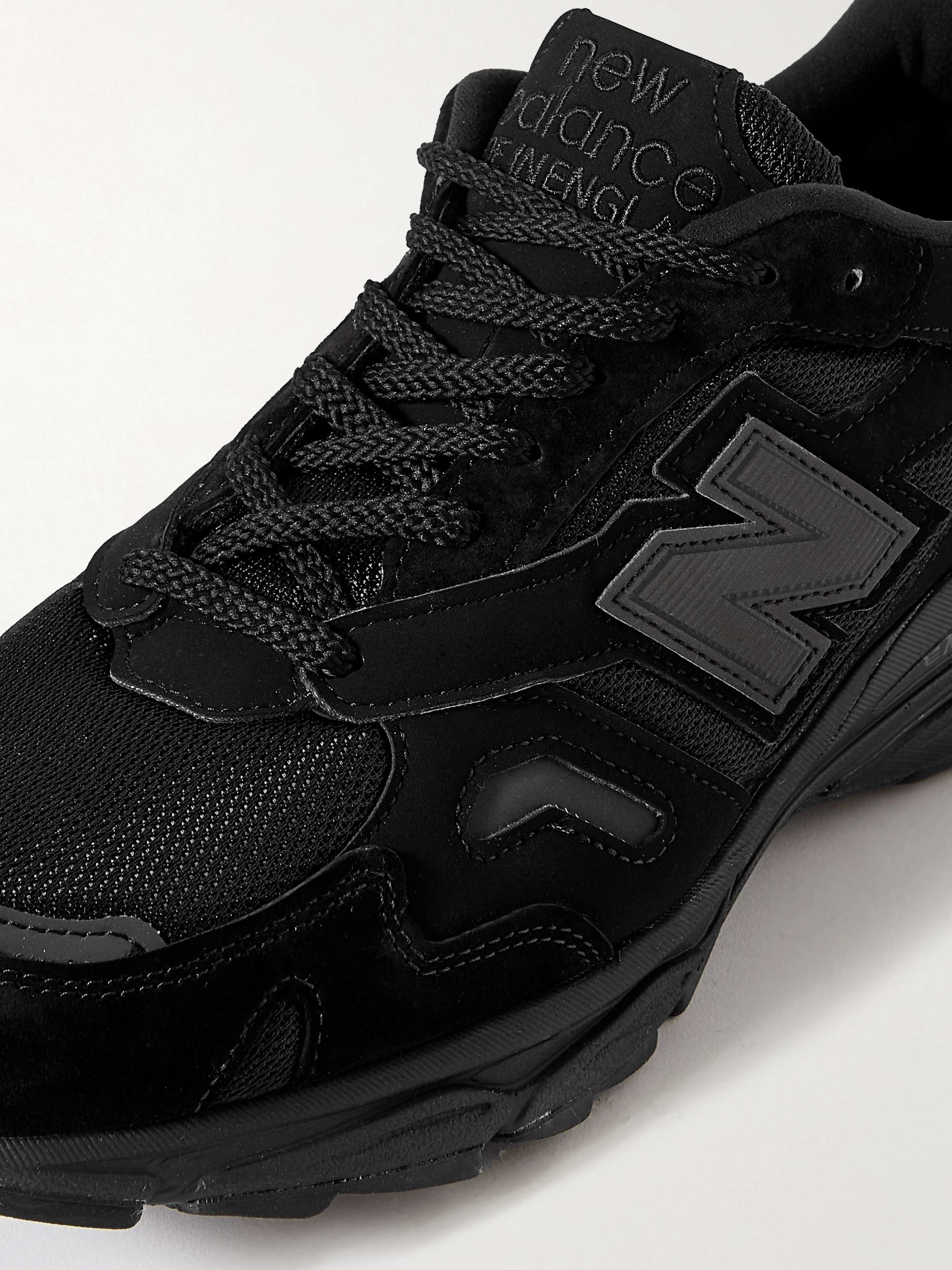 NEW BALANCE M920 Suede and Mesh Sneakers
