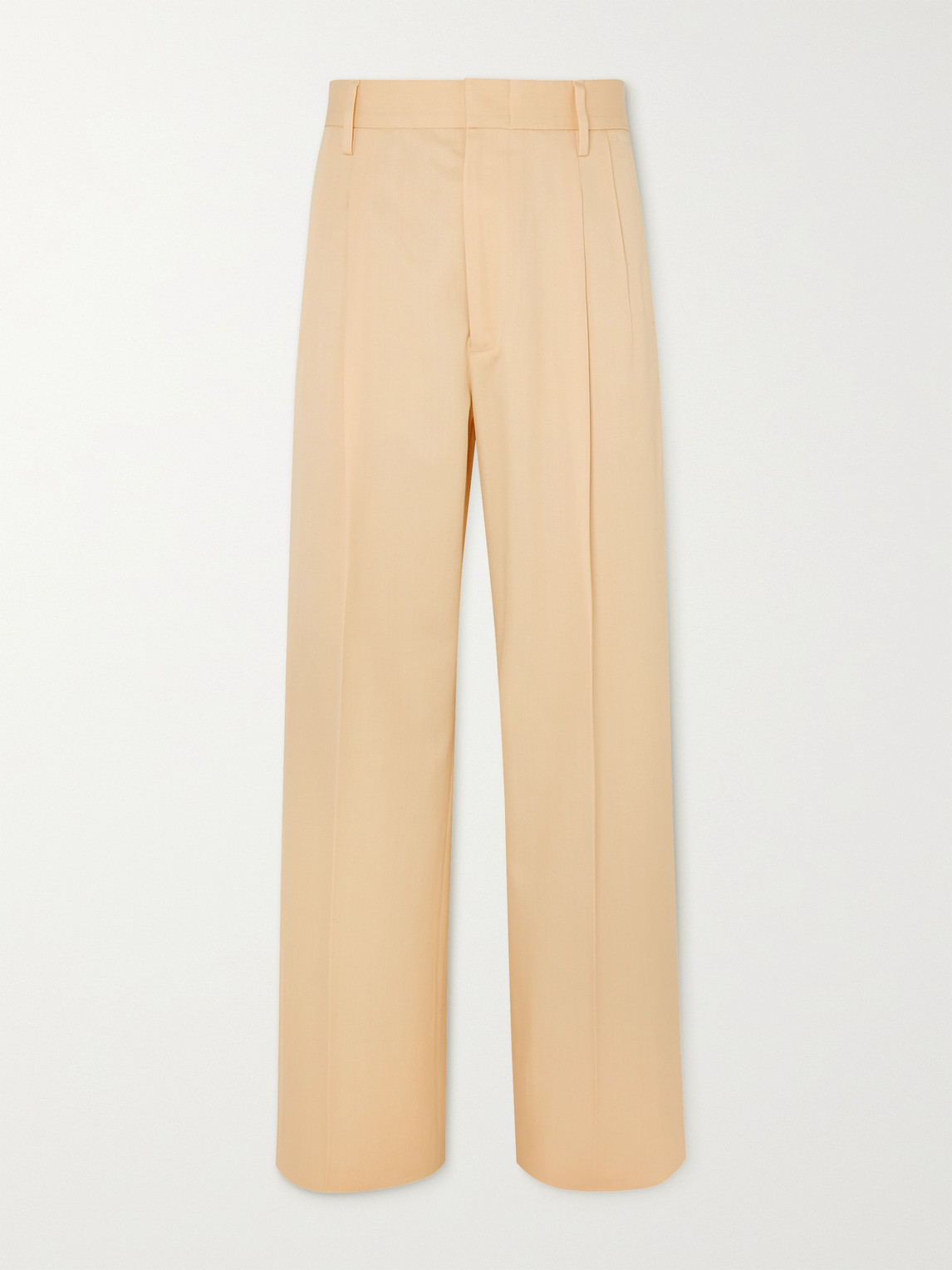 GUCCI WIDE-LEG COTTON-BLEND TWILL TROUSERS