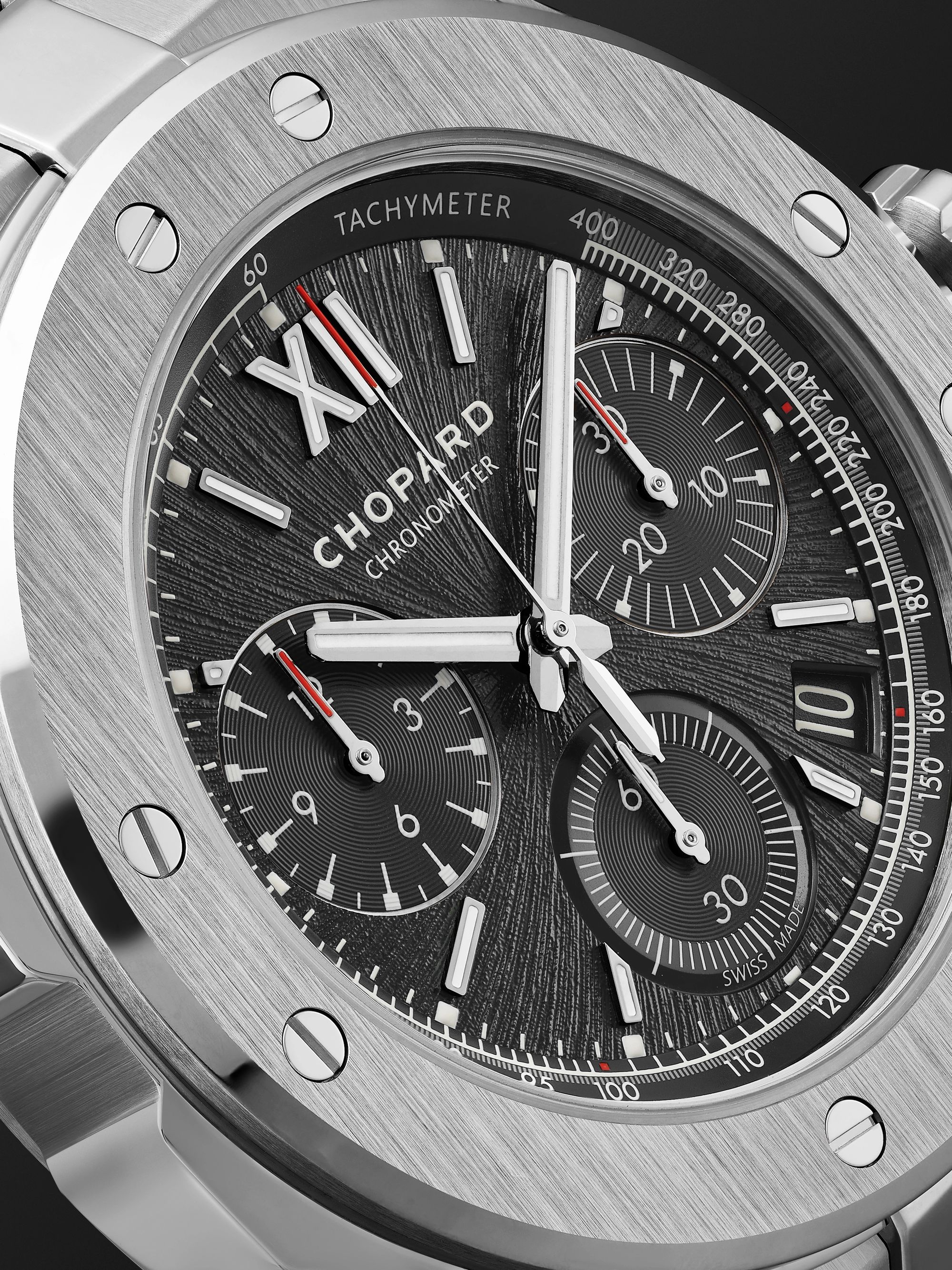 CHOPARD Alpine Eagle XL Chrono Automatic 44mm Lucent Steel Watch, Ref. No. 298609-3002