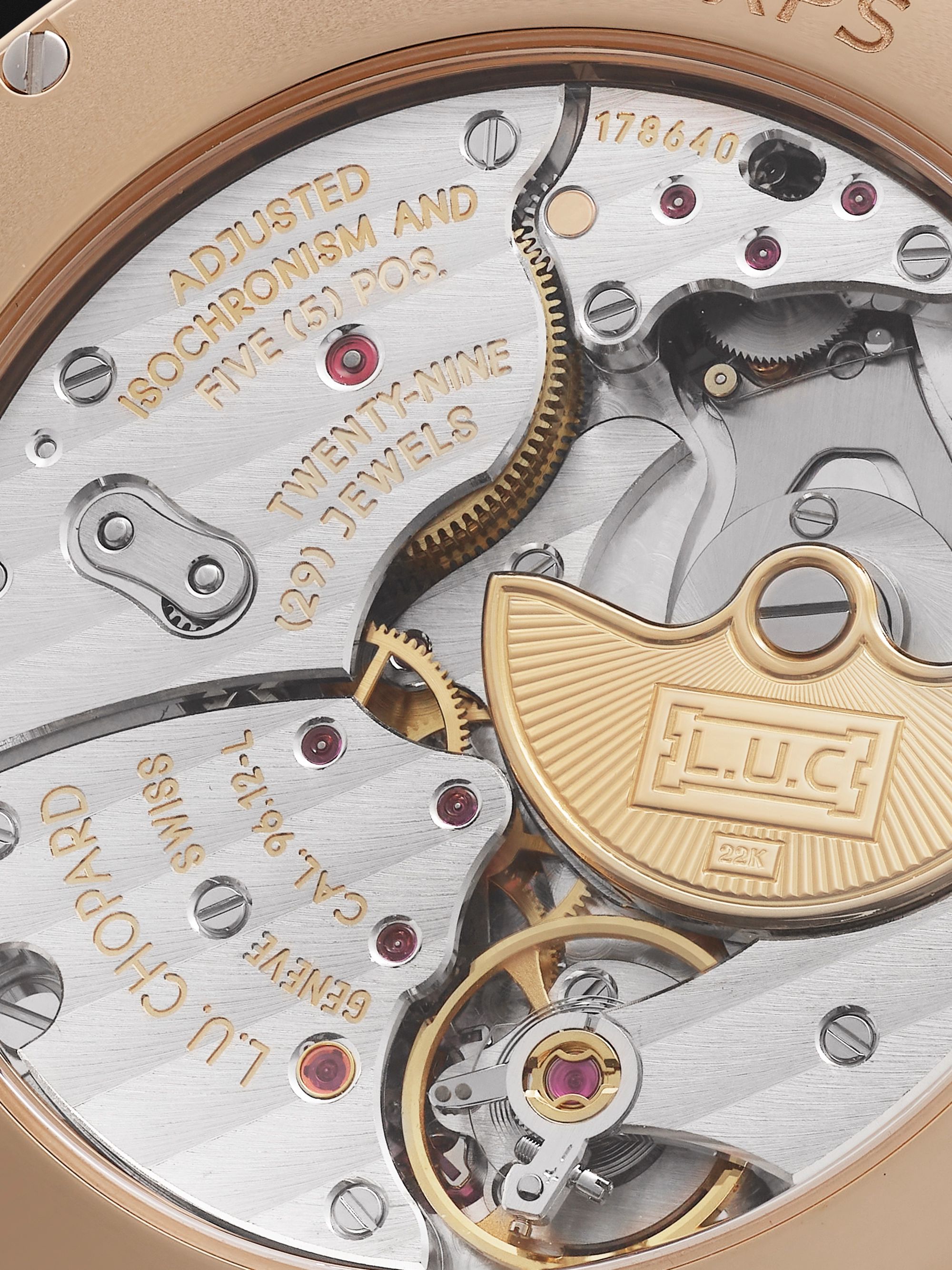 CHOPARD L.U.C XPS Automatic 40mm 18-Karat Rose Gold and Nubuck Watch, Ref. No. 161948-5003