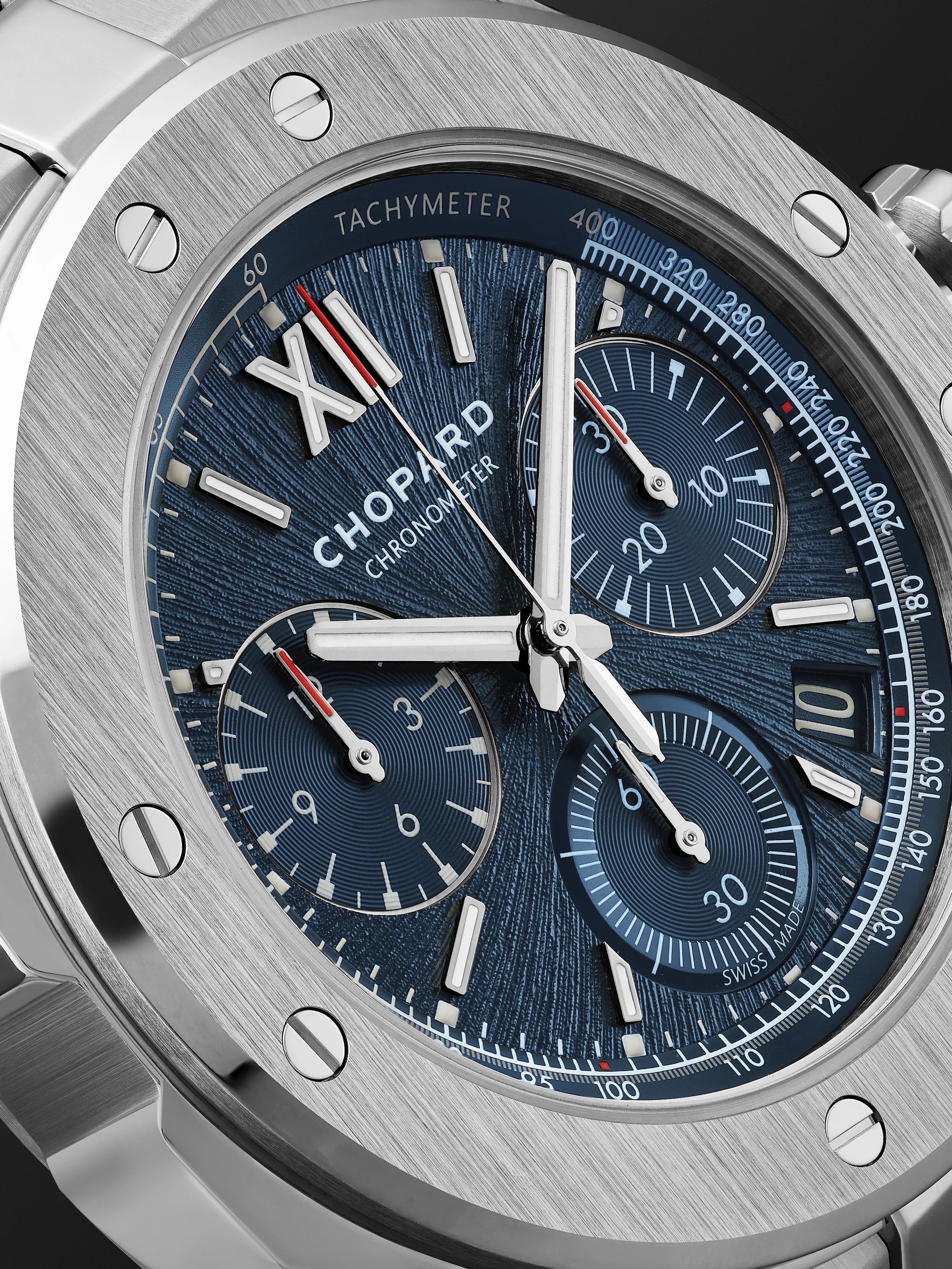 CHOPARD Alpine Eagle XL Chrono Automatic 44mm Lucent Steel Watch, Ref. No. 298609-3001