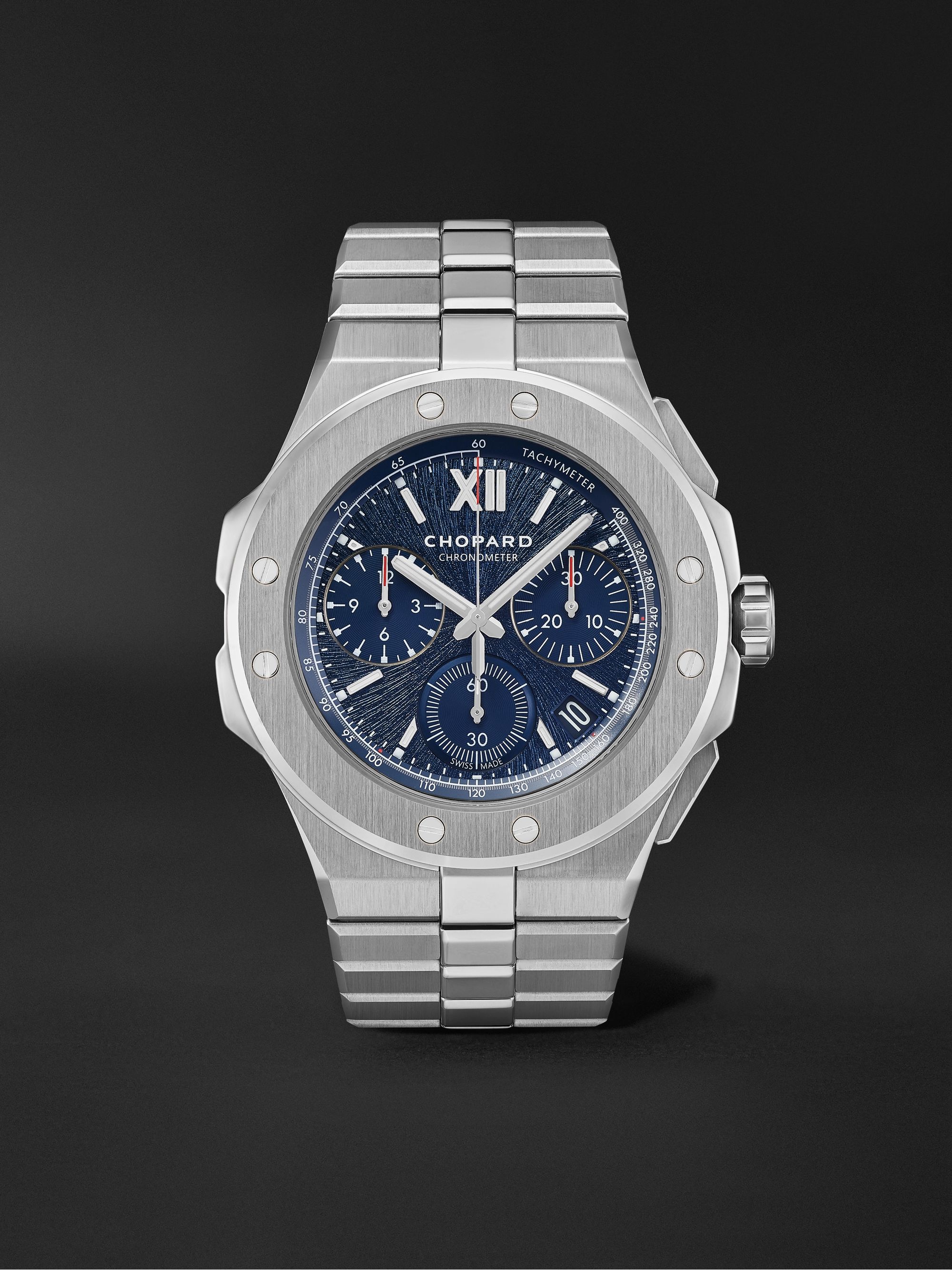 CHOPARD Alpine Eagle XL Chrono Automatic 44mm Lucent Steel Watch, Ref. No. 298609-3001