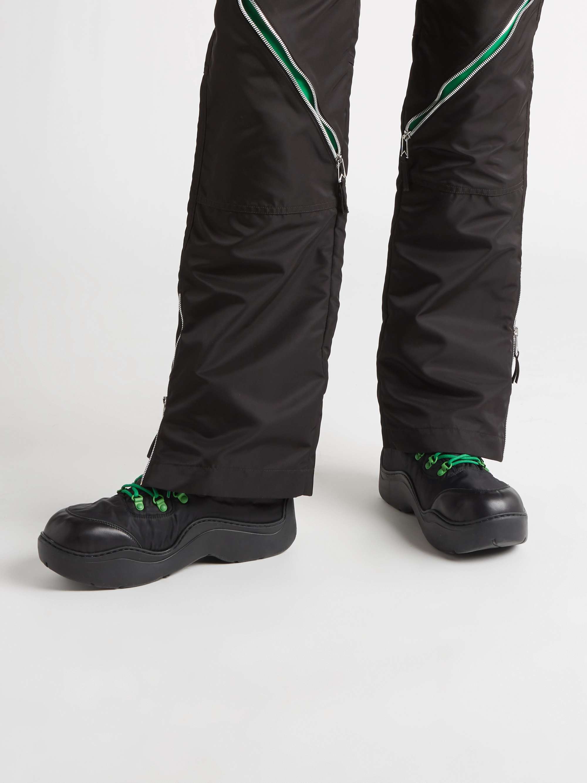BOTTEGA VENETA Rubber-Trimmed Nylon Hiking Boots
