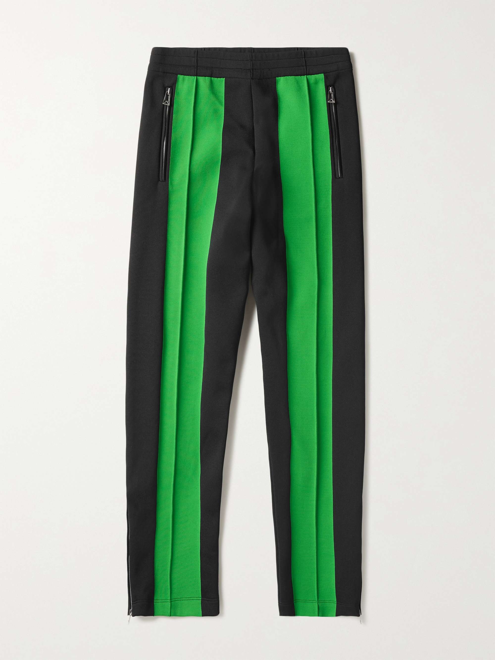 BOTTEGA VENETA Pleated Panelled Tech-Jersey Track Pants