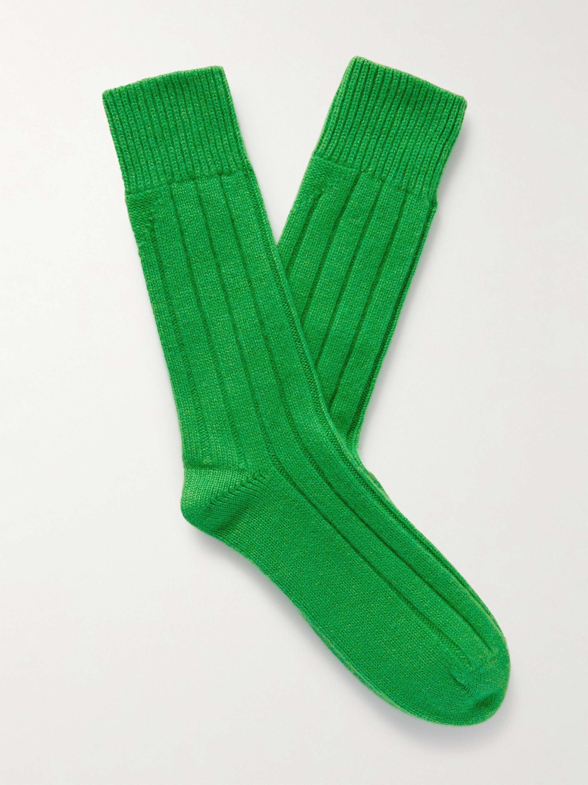 BOTTEGA VENETA Ribbed Cashmere Socks