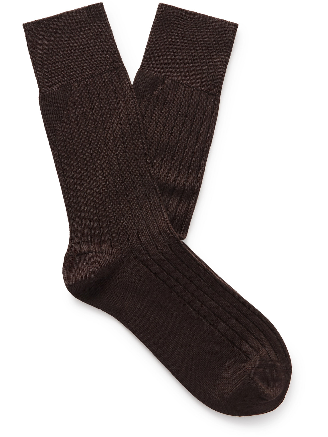 Ribbed Wool Socks