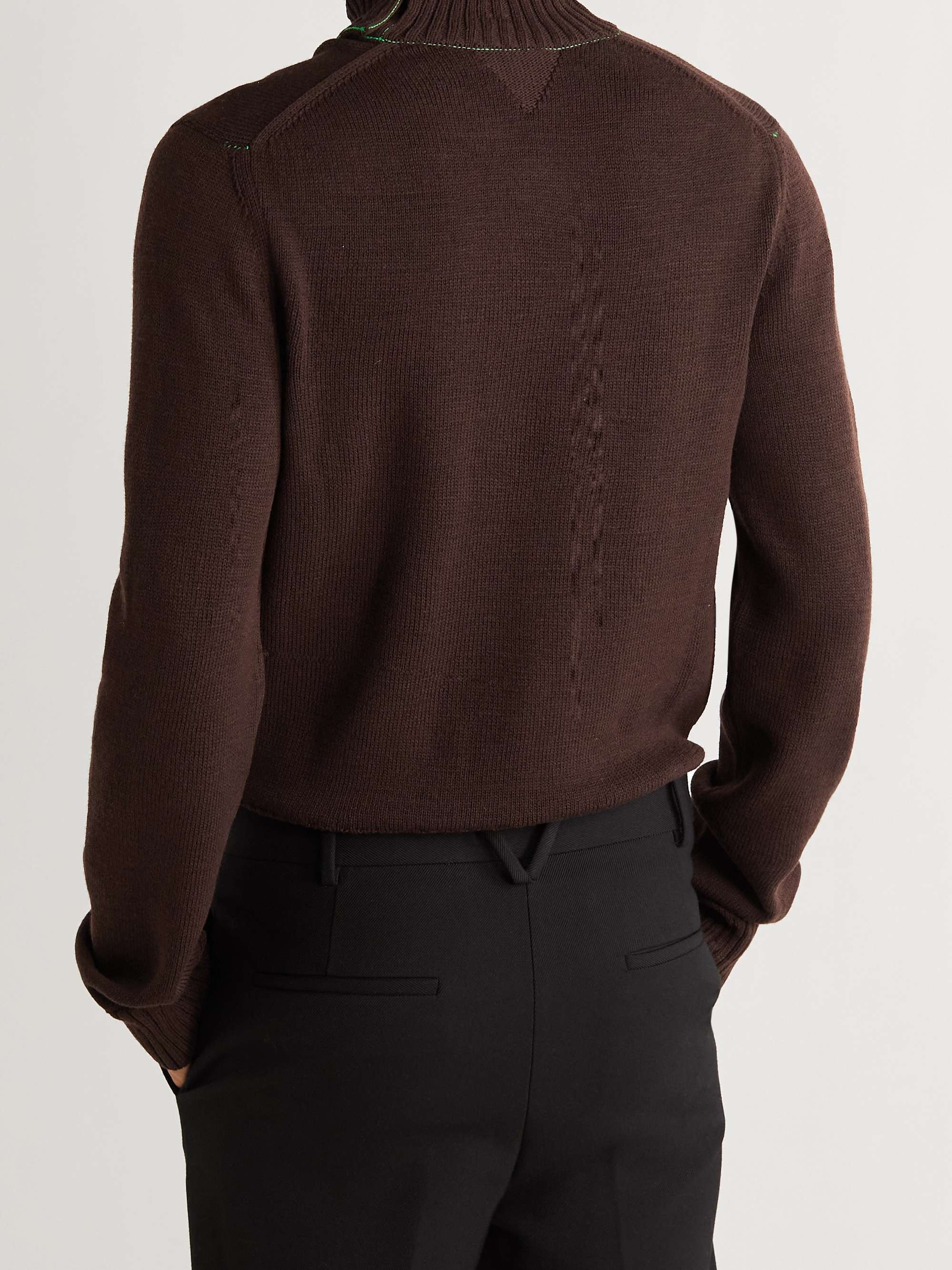 BOTTEGA VENETA Slim-Fit Ribbed Wool Rollneck Sweater
