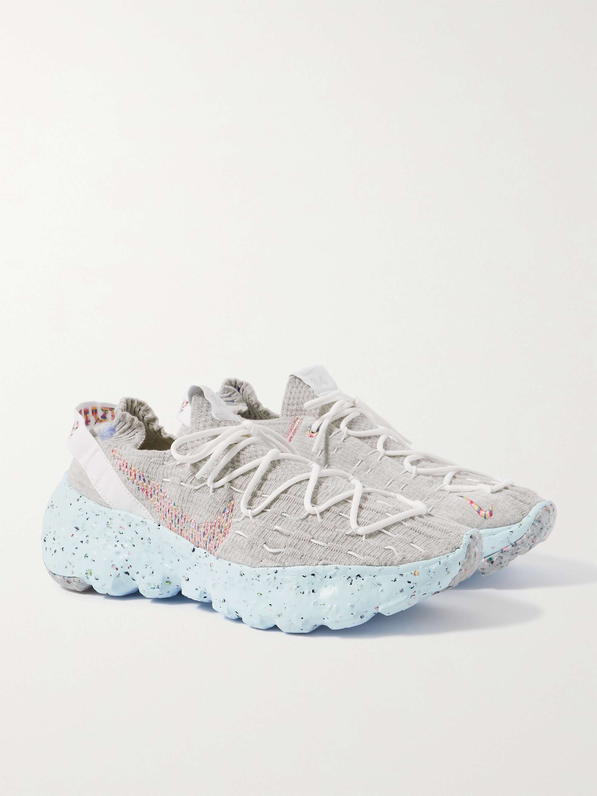 NIKE Space Hippie 04 Stretch-Knit Sneakers