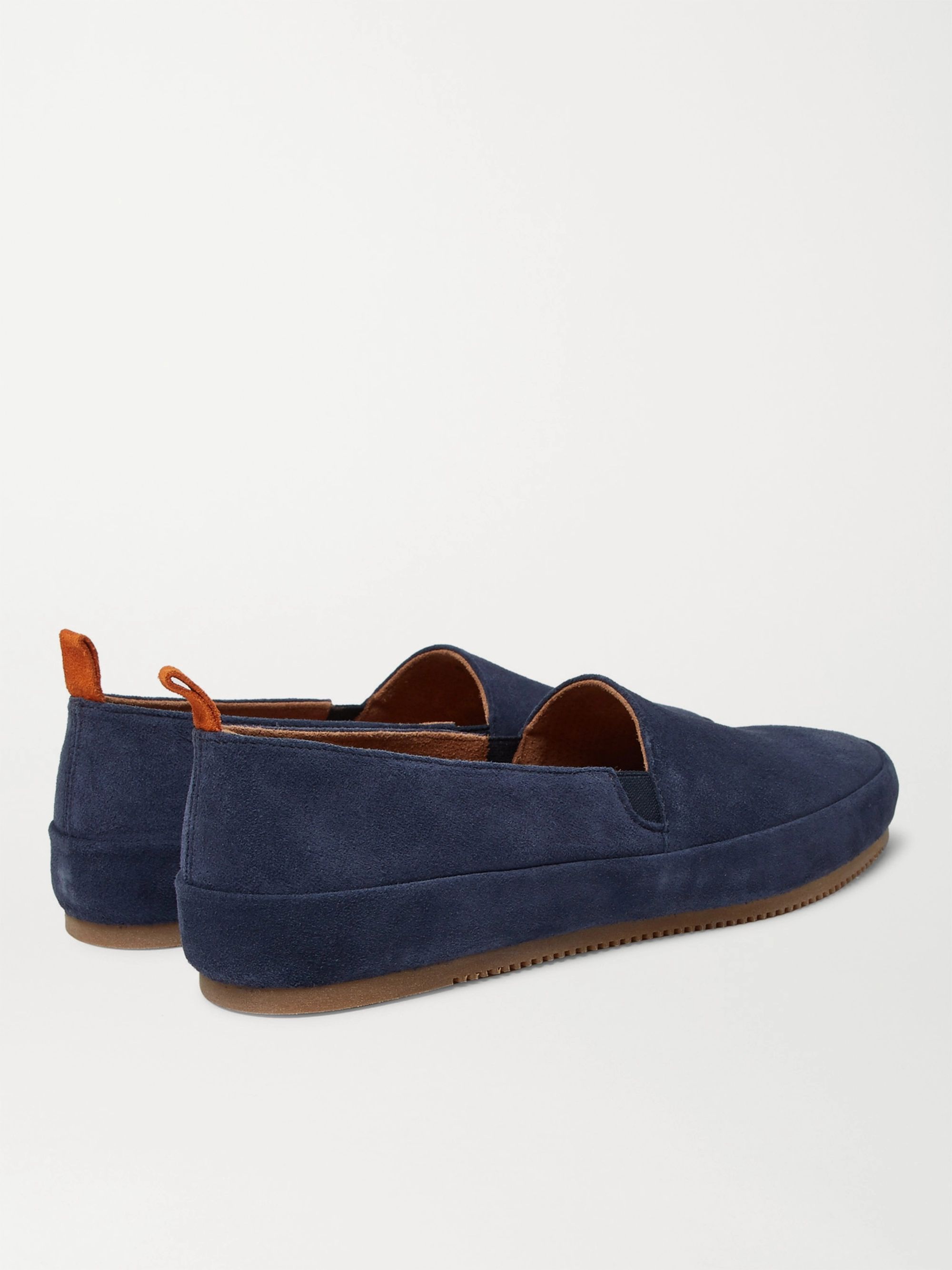 Navy Suede Loafers | MULO | MR PORTER