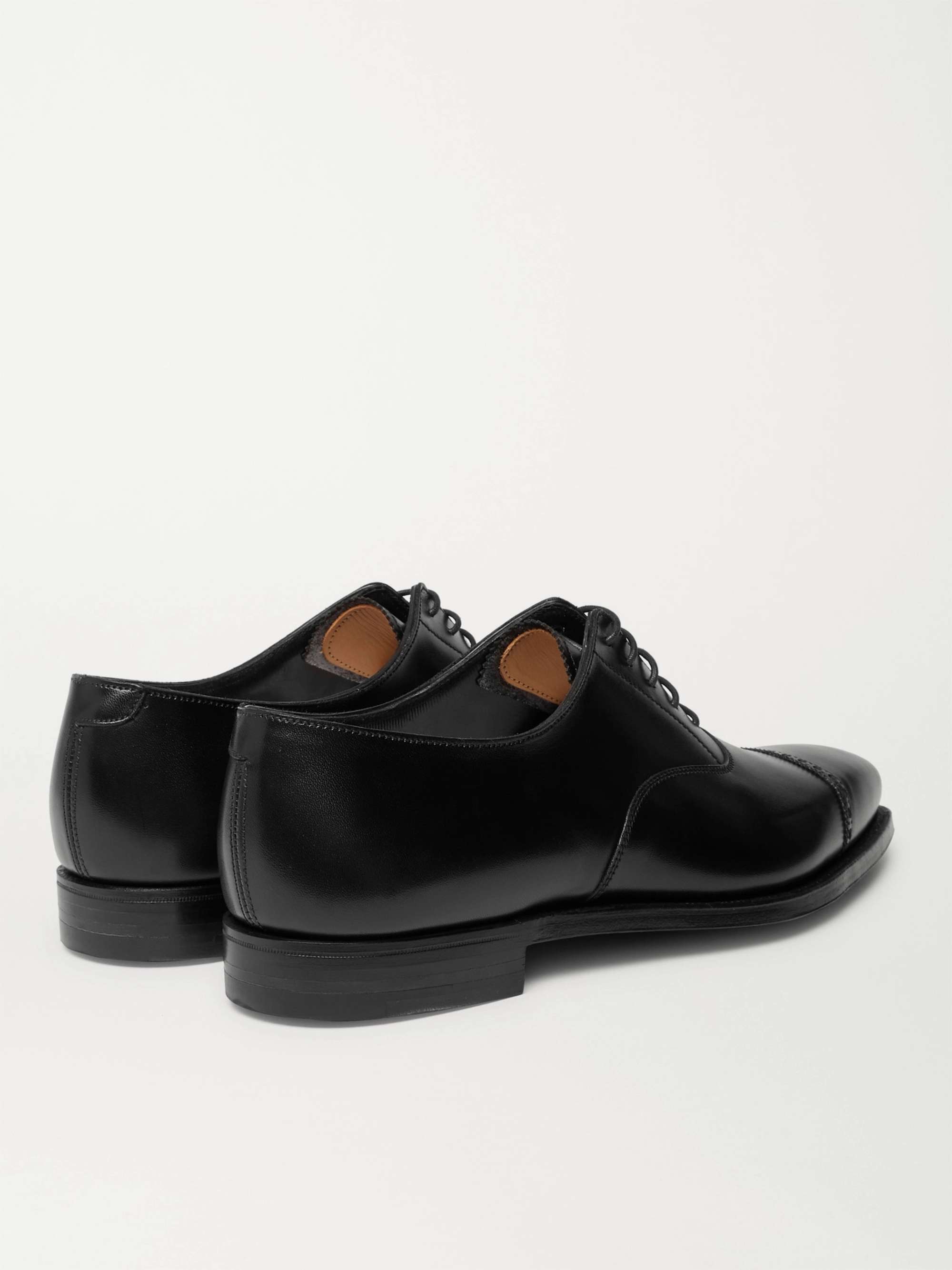 GEORGE CLEVERLEY Charles Cap-Toe Full-Grain Leather Oxford Shoes