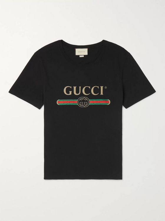 gucci box logo t shirt