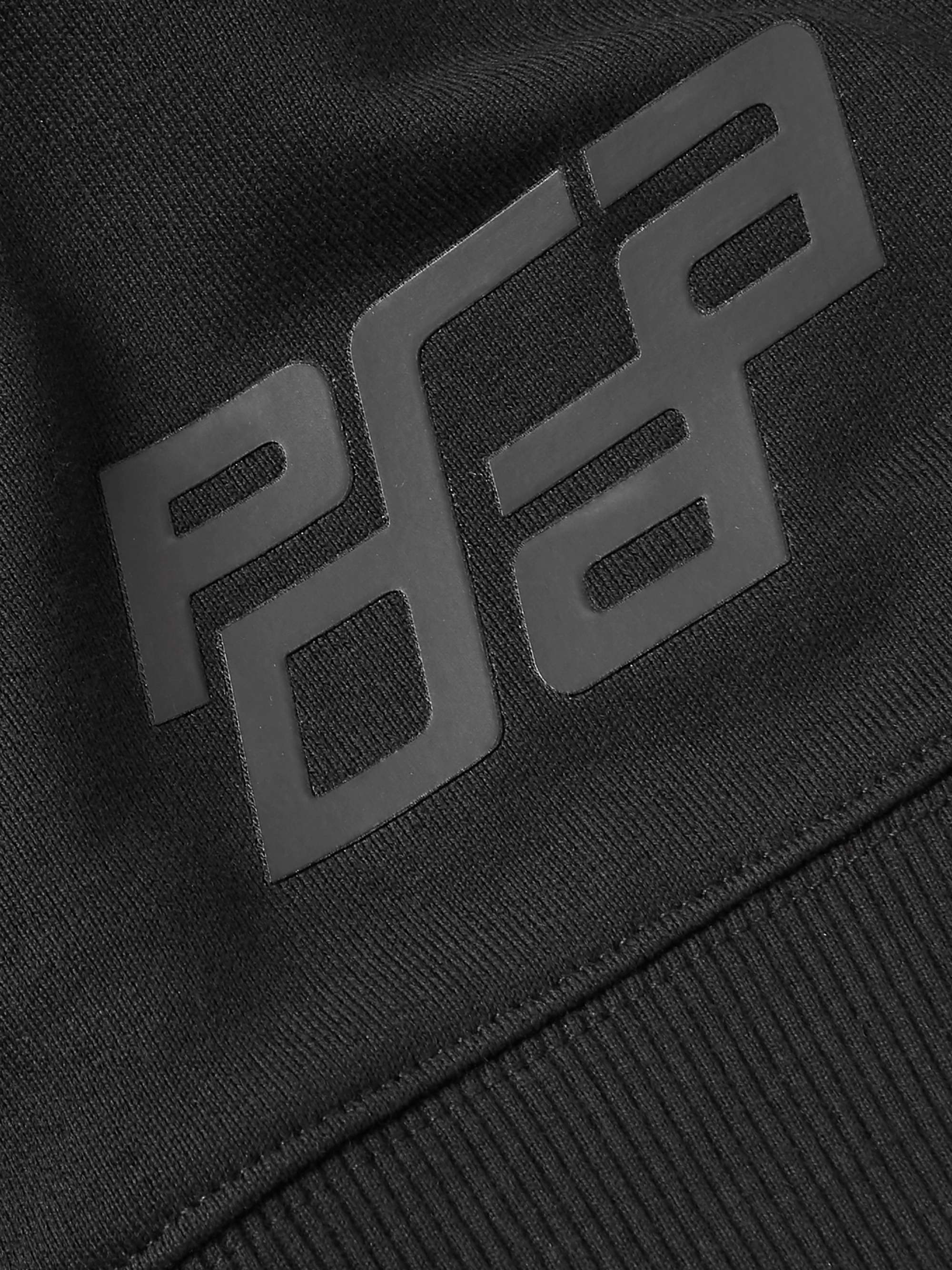 PRADA Logo-Appliquéd Loopback Cotton-Jersey Sweatshirt