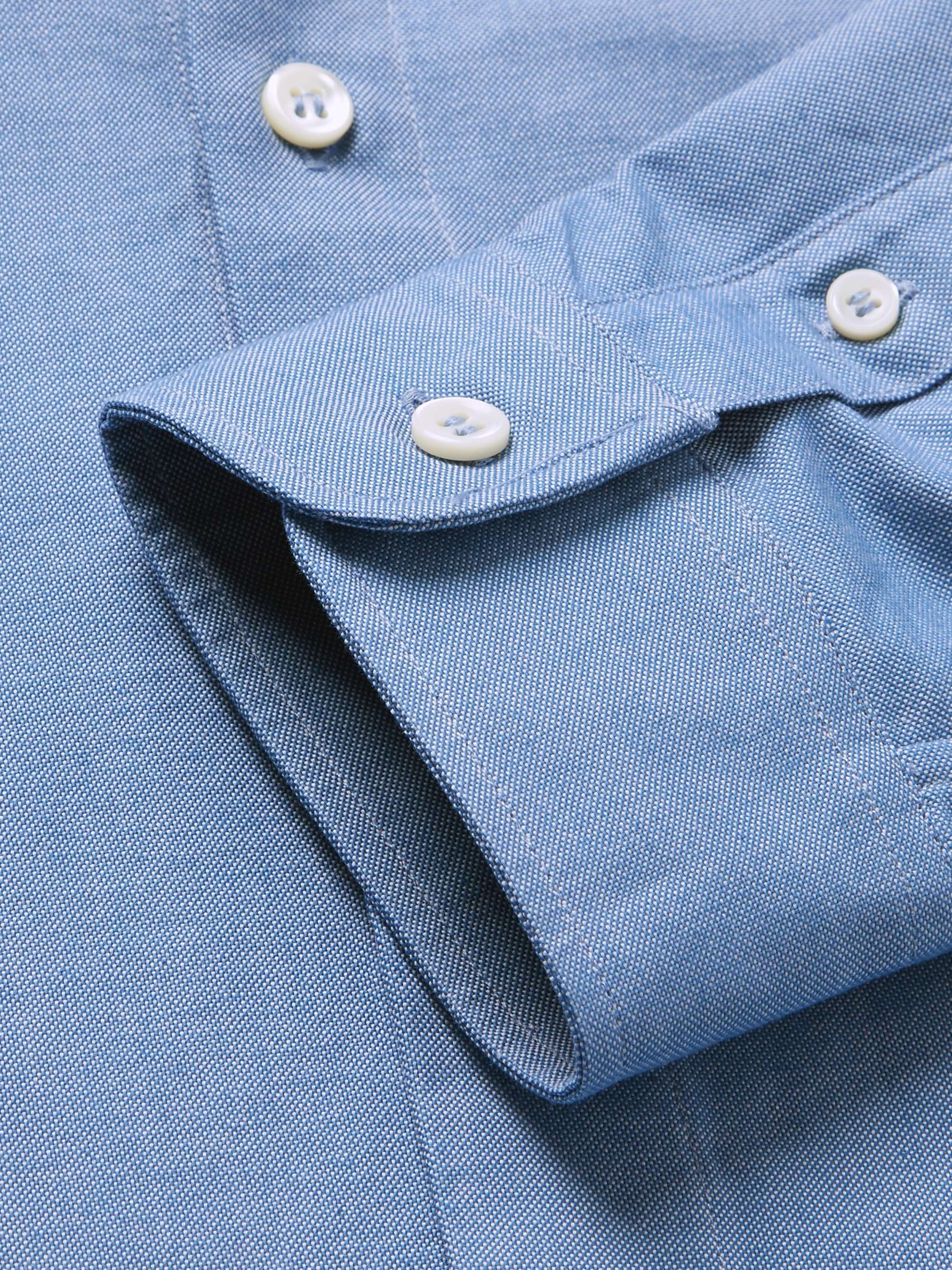 A.P.C. Slim-Fit Button-Down Collar Cotton Oxford Shirt