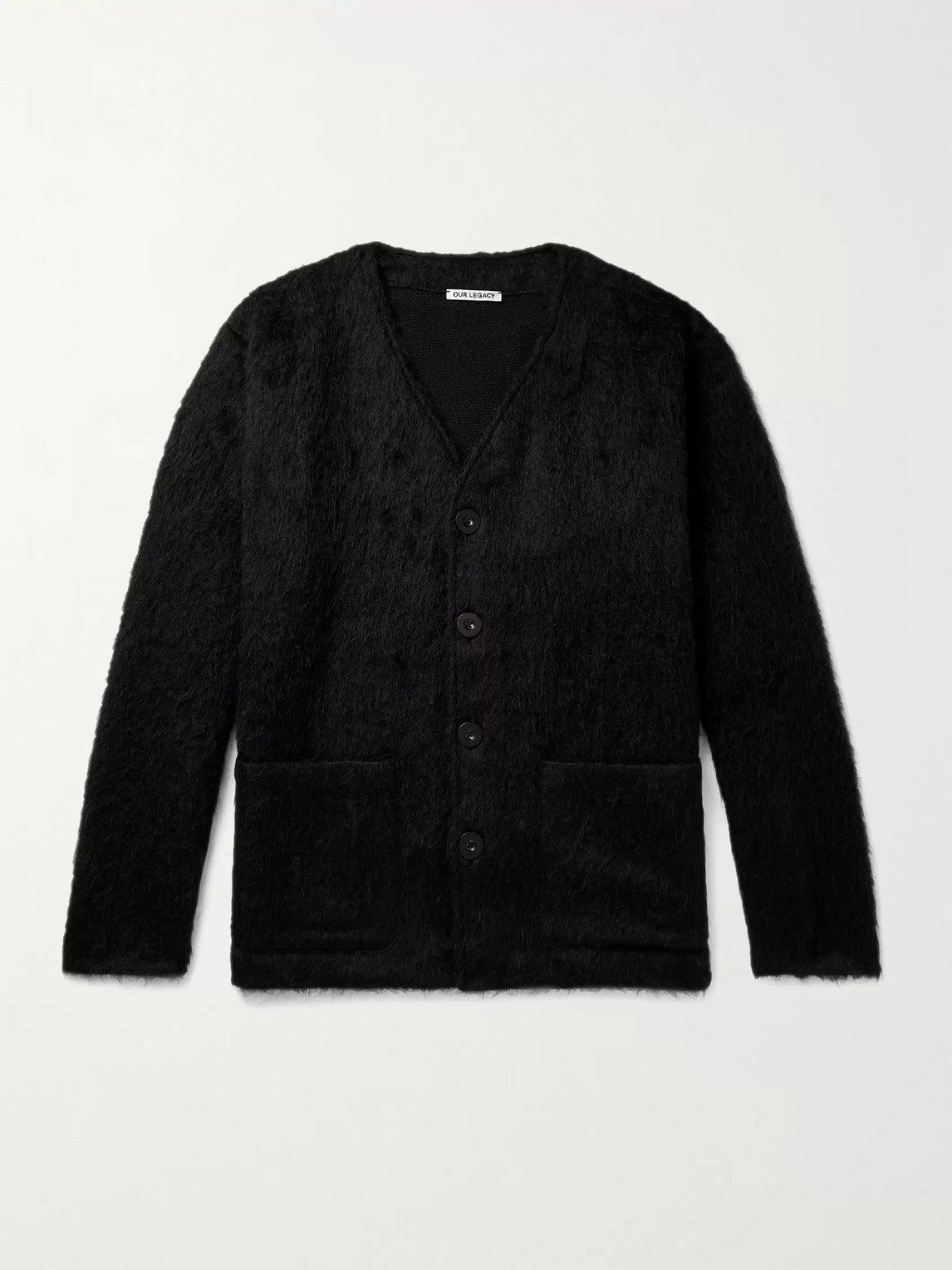 Shop Our Legacy Knitted Cardigan In Black