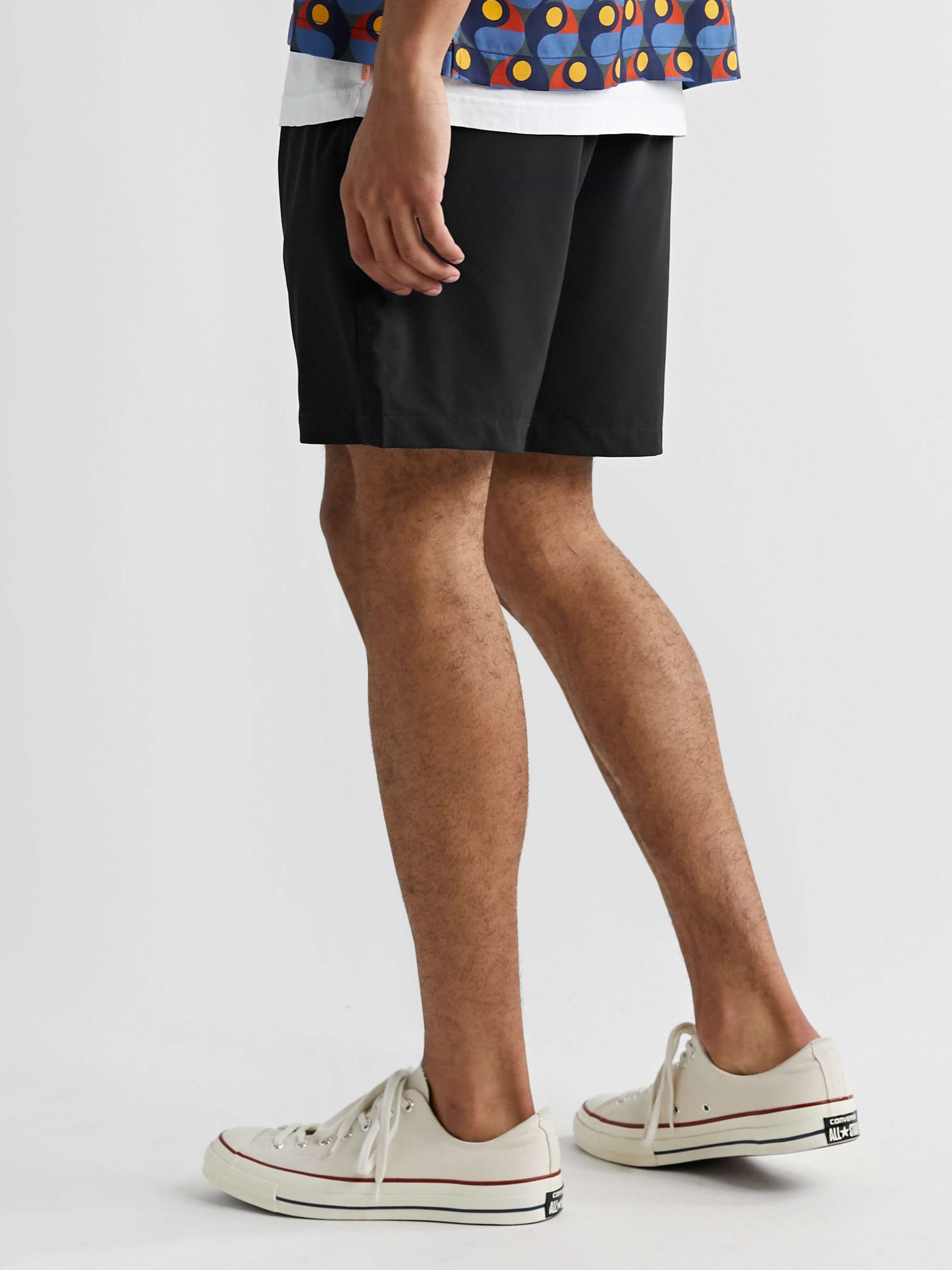 CLUB MONACO Stretch-Jersey Drawstring Shorts