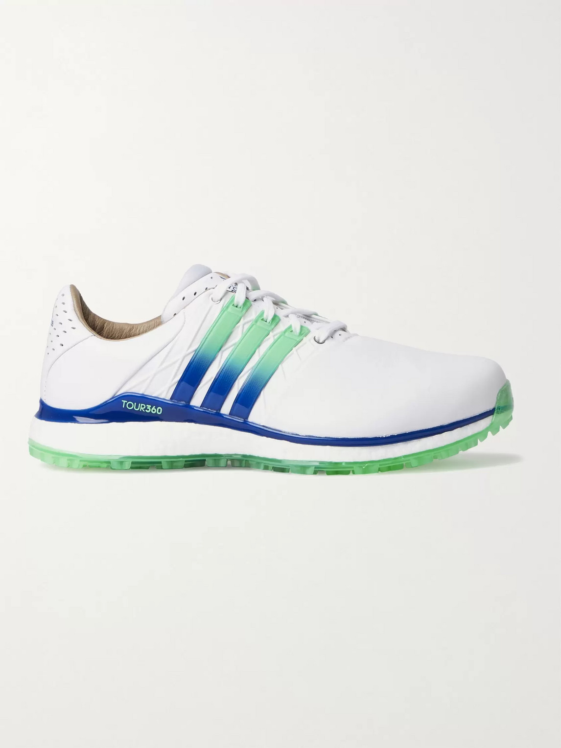 Adidas Golf Tour360 Xt-sl 2.0 Wide-fit Leather Spikeless Golf Shoes In White