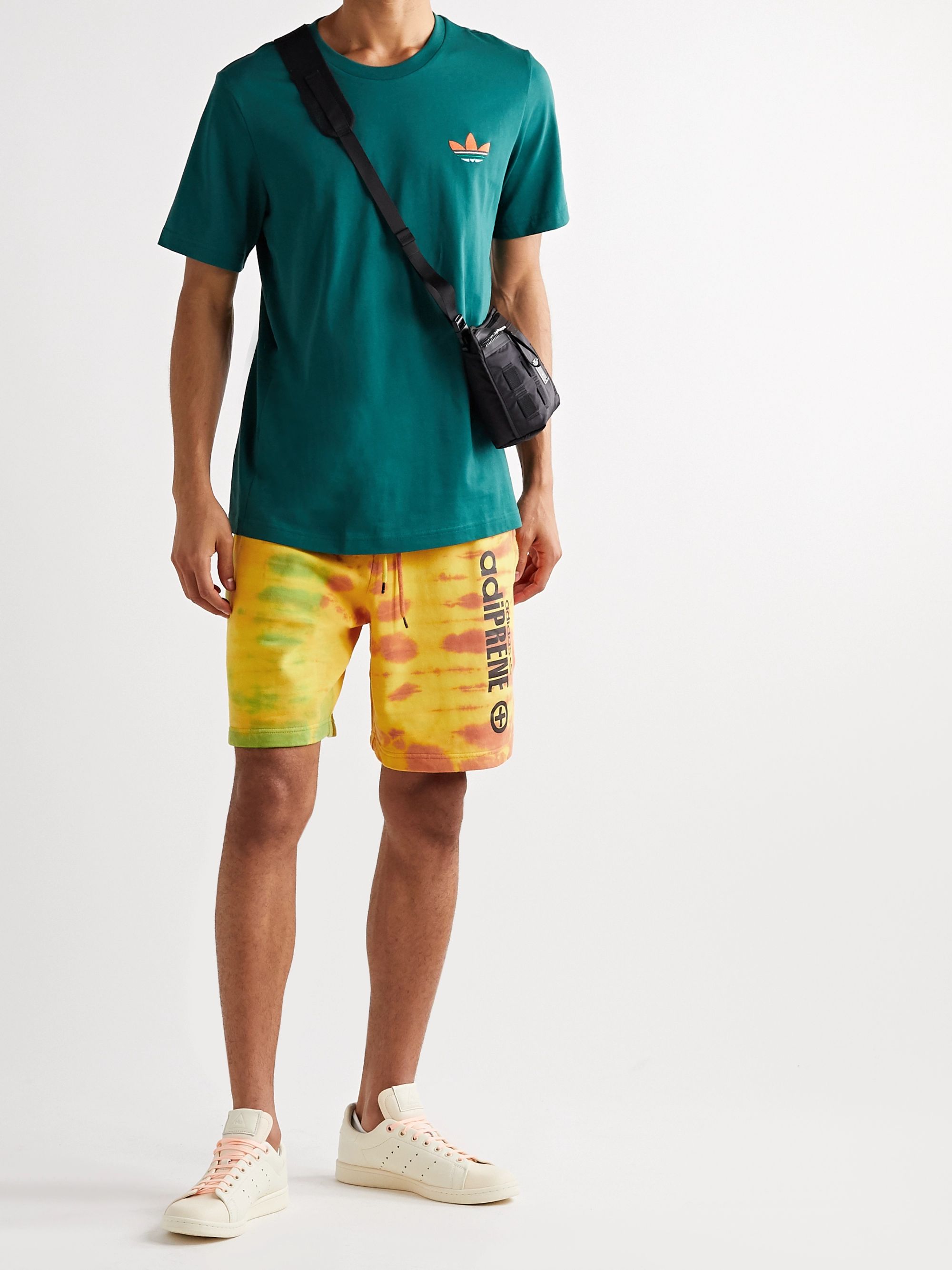 Tie-Dyed Cotton-Jersey Shorts 