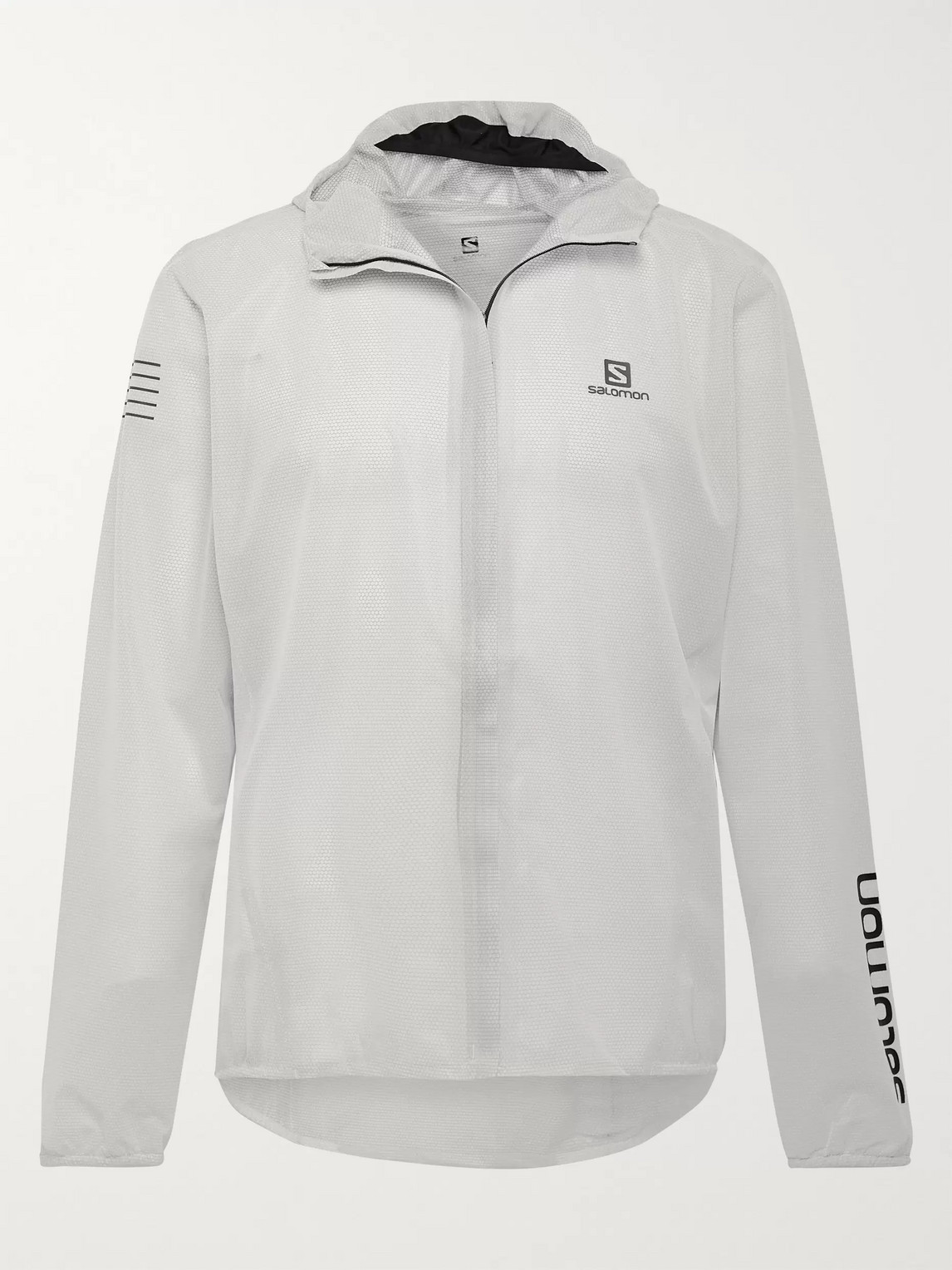 Salomon Bonatti Packable Advancedskin Dry Hooded Jacket In White
