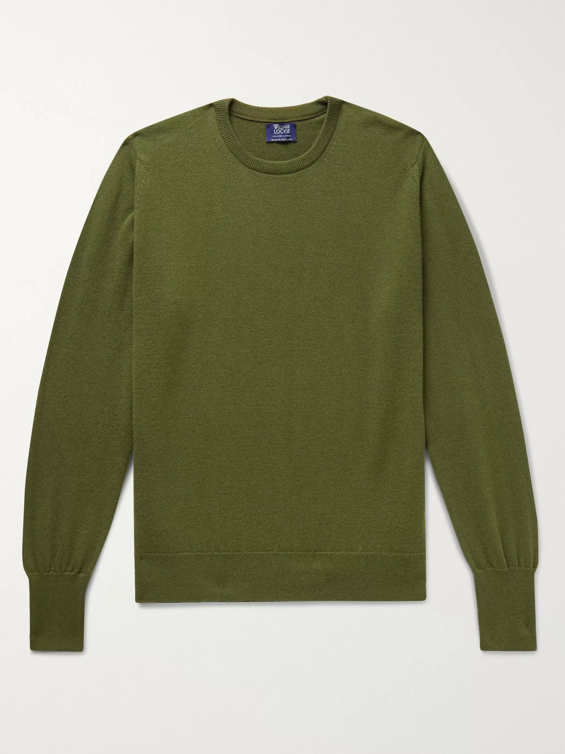William Lockie Cashmere Sweater In Green