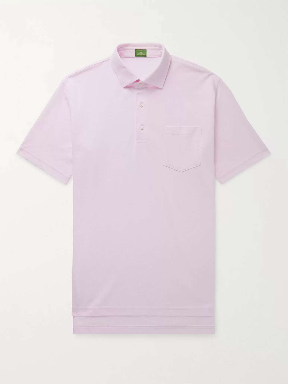 Sid Mashburn Pique Regular Fit Polo Shirt In Pale Pink