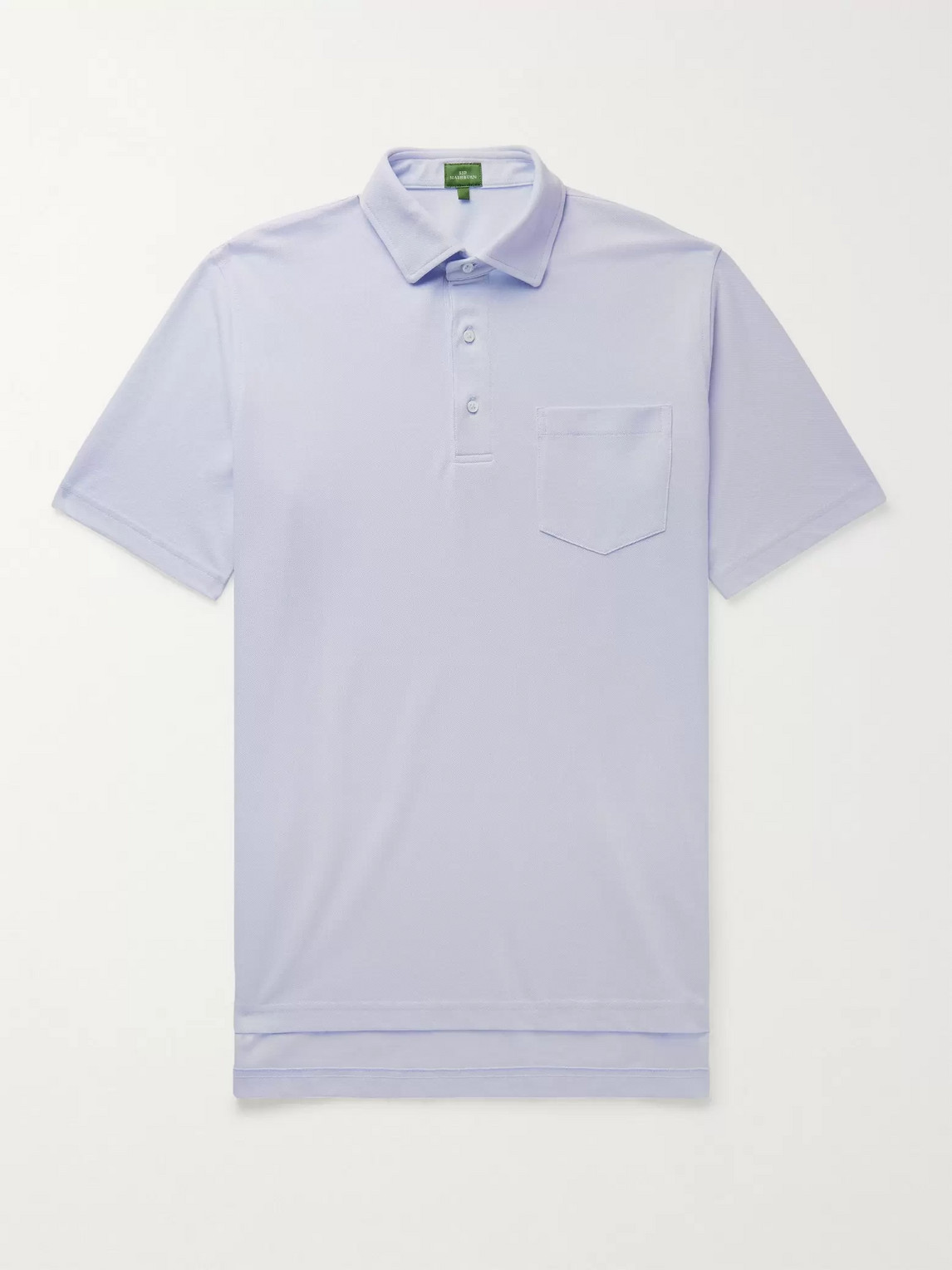 Sid Mashburn Pima Cotton-piqué Polo Shirt In Blue